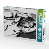 Produktbild: CALVENDO Puzzle Wer sagt, dass Tiere nicht sprechen.... | 1000 Teile Lege-Gr&ouml;&szlig;e 64x48cm Foto-Puzzle f&uuml;r gl&uuml;ckliche Stunden