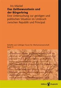 Produktbild: Das Zeitbewusstsein und der B&uuml;rgerkrieg