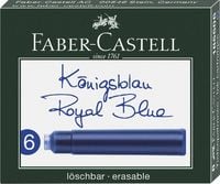 Produktbild: Faber-Castell Tintenpatronen Standard k&ouml;nigsblau 6er