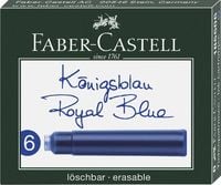 Produktbild: Faber-Castell Tintenpatronen Standard k&ouml;nigsblau 6er