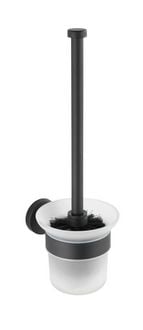 Produktbild: WC-Garnitur Mod. Bosio offen Edelstahl Black matt, rostfrei