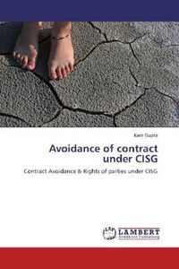 Produktbild: Gupta, K: Avoidance of contract under CISG