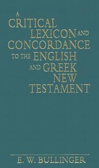 Produktbild: A Critical Lexicon and Concordance to the English and Greek New Testament