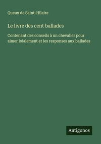 Produktbild: Le livre des cent ballades