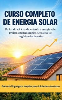 Produktbild: Curso Completo de Energia Solar Da luz do sol &agrave; renda: entenda a energia solar, projete sistemas simples e construa um neg&oacute;cio solar lucrativo