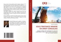 Produktbild: Sous-Traitance Miniere En Droit Congolais