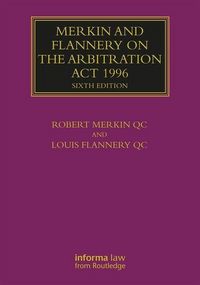 Produktbild: Merkin QC, R: Merkin and Flannery on the Arbitration Act 199