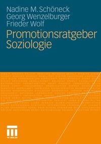 Produktbild: Promotionsratgeber Soziologie
