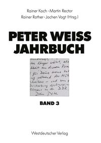 Produktbild: Peter Weiss Jahrbuch 3