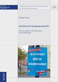 Produktbild: Die AfD bei der Bundestagswahl 2013
