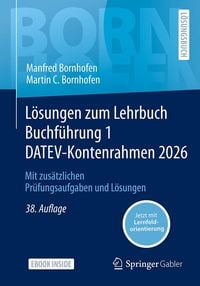 Produktbild: L&ouml;sungen zum Lehrbuch Buchf&uuml;hrung 1 DATEV-Kontenrahmen 2026
