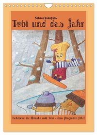 Produktbild: Tobi und das Jahr (Wandkalender 2027 DIN A4 hoch), CALVENDO Monatskalender