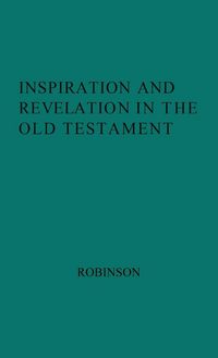 Produktbild: Inspiration and Revelation in the Old Testament.