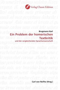 Produktbild: Karl, B: Ein Problem der homerischen Textkritik