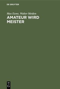 Produktbild: Amateur wird Meister