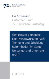 Produktbild: Schumann, E: Verhandlungen des 72. Deutschen Juristentages L