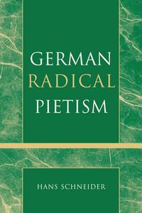 Produktbild: German Radical Pietism
