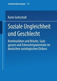 Produktbild: Soziale Ungleichheit und Geschlecht