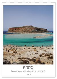 Produktbild: Kreta - Sonne, Meer und griechische Lebensart (Wandkalender 2026 DIN A2 hoch), CALVENDO Monatskalender