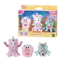Produktbild: Sylvanian Families 5846 - 40. Jubil&auml;um: Funny Monster Trio, Lustiges Monster Trio, Figurenset