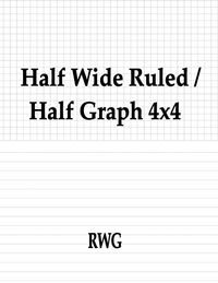 Produktbild: Half Wide Ruled / Half Graph 4x4