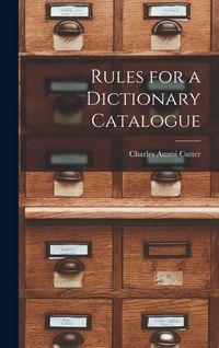Produktbild: Rules for a Dictionary Catalogue