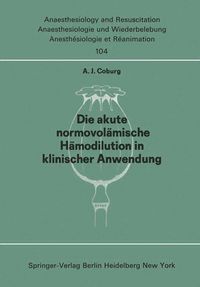 Produktbild: Die akute normo-vol&auml;mische H&auml;modilution in klinischer Anwendung