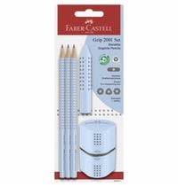 Produktbild: Faber-Castell Bleistiftset Grip 2001 sky blue BK