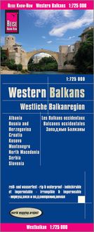 Bild vom Artikel Reise Know-How Landkarte Westliche Balkanregion 1 : 725.000: Albanien, Bosnien u vom Autor Reise Know-How Verlag Peter Rump