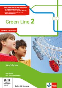 Produktbild: Green Line 2. Workbook mit Audios und Übungssoftware 6. Ausgabe Baden-Württemberg