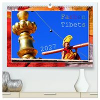 Produktbild: Farben Tibets (hochwertiger Premium Wandkalender 2027 DIN A2 quer), Kunstdruck in Hochglanz