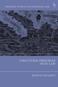 Produktbild: Structural Principles of EU Law