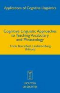 Produktbild: Cognitive Linguistic Approaches to Teaching Vocabulary and Phraseology