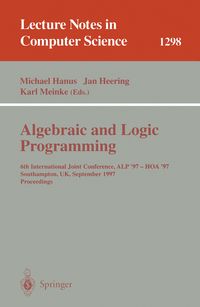 Produktbild: Algebraic and Logic Programming