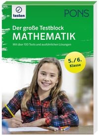 Produktbild: PONS Der gro&szlig;e Testblock Mathematik 5./6. Klasse