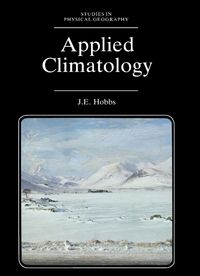 Produktbild: Applied Climatology