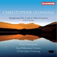 Produktbild: Gunning, V: Sinfonien 3+4/Oboenkonzert