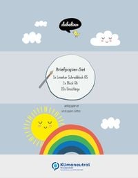 Bild vom Artikel Liniertes Briefpapier-Set für Kinder: Regenbogen (für Mädchen und Jungen, bunt) vom Autor 