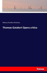 Produktbild: Thomae Gatakeri Opera critica