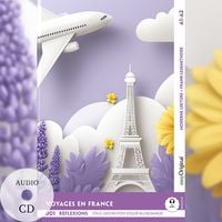 Produktbild: Voyages en France &mdash; Reisen durch Frankreich - R&eacute;flexions: 10 Franz&ouml;sische Geschichten voller Alltagsmagie A1-A2 (+ Audio-Online)