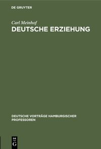 Produktbild: Deutsche Erziehung