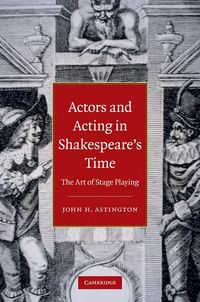 Produktbild: Actors and Acting in Shakespeare's Time