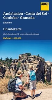 Produktbild: ADAC Urlaubskarte Andalusien, Costa del Sol 1:200.000