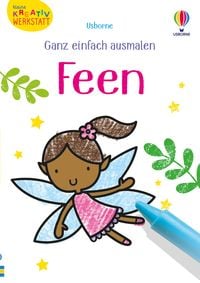Produktbild: Kleine Kreativ-Werkstatt - Ganz einfach ausmalen: Feen
