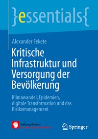 Produktbild: Kritische Infrastruktur und Versorgung der Bev&ouml;lkerung