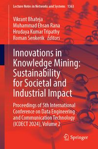 Produktbild: Innovations in Knowledge Mining: Sustainability for Societal and Industrial Impact
