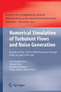 Produktbild: Numerical Simulation of Turbulent Flows and Noise Generation