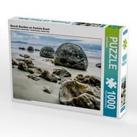 Produktbild: CALVENDO Puzzle Moeraki Boulders am Koekohe Beach | 1000 Teile Lege-Gr&ouml;&szlig;e 64x48cm Foto-Puzzle f&uuml;r gl&uuml;ckliche Stunden