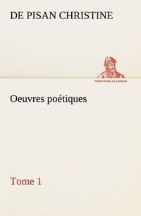 Produktbild: Oeuvres po&eacute;tiques Tome 1
