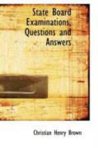Produktbild: State Board Examinations, Questions and Answers